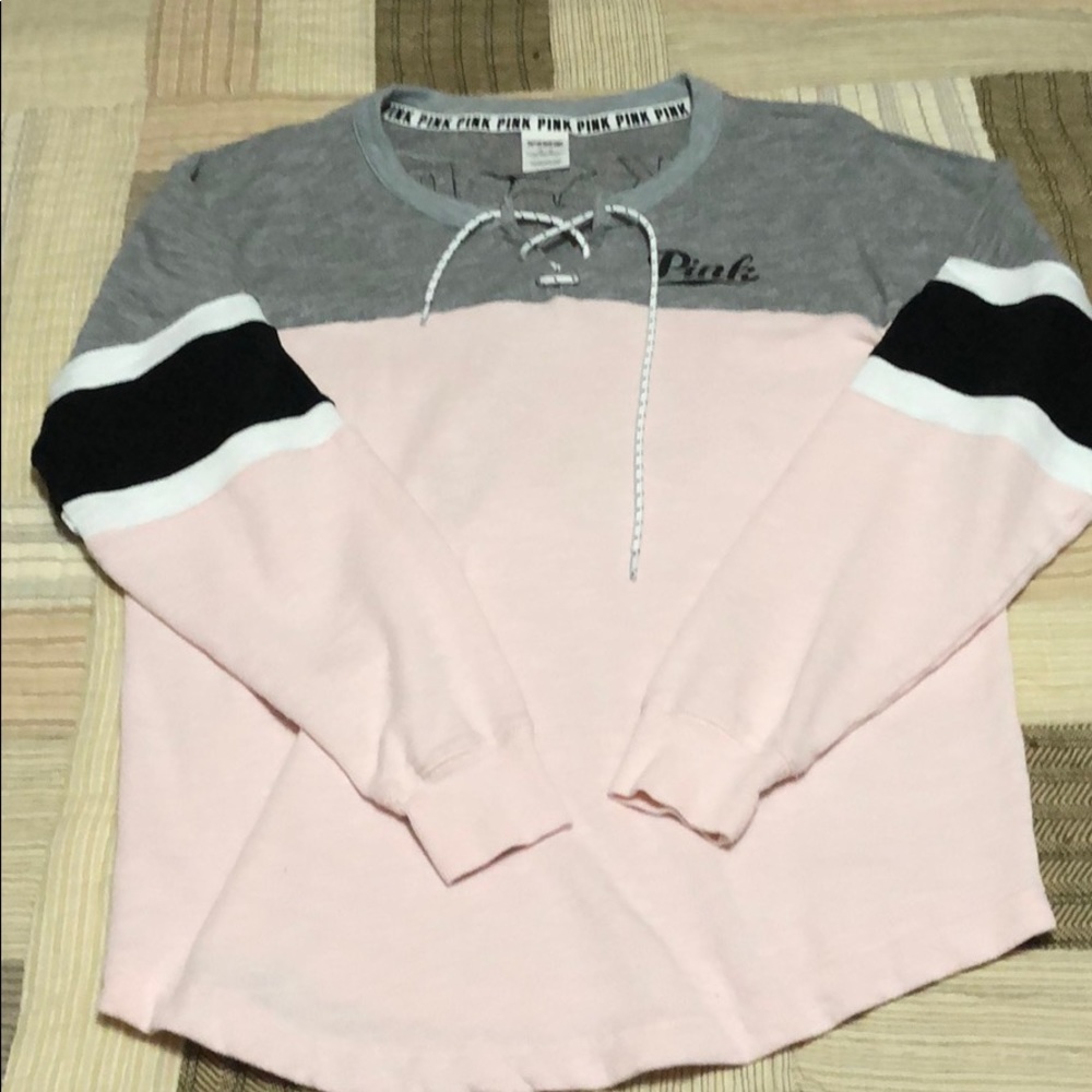 Pink ladies pullover shirt